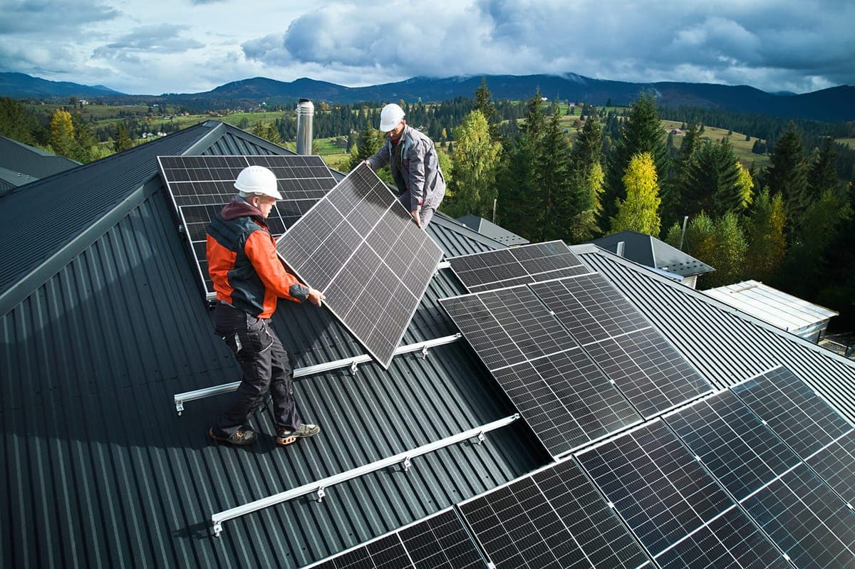 Solar rooftop installation by Laxmi Solar